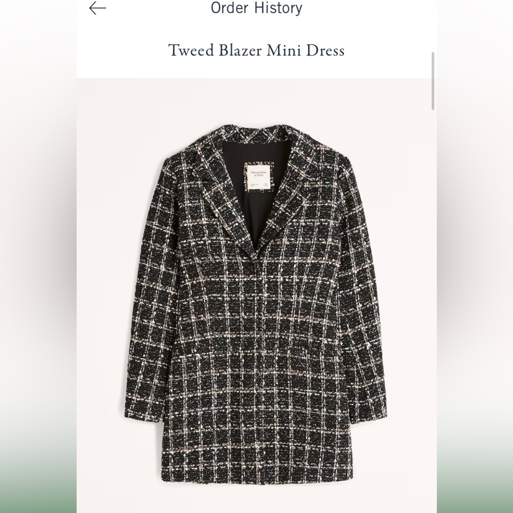 Abercrombie tweed blazer dress